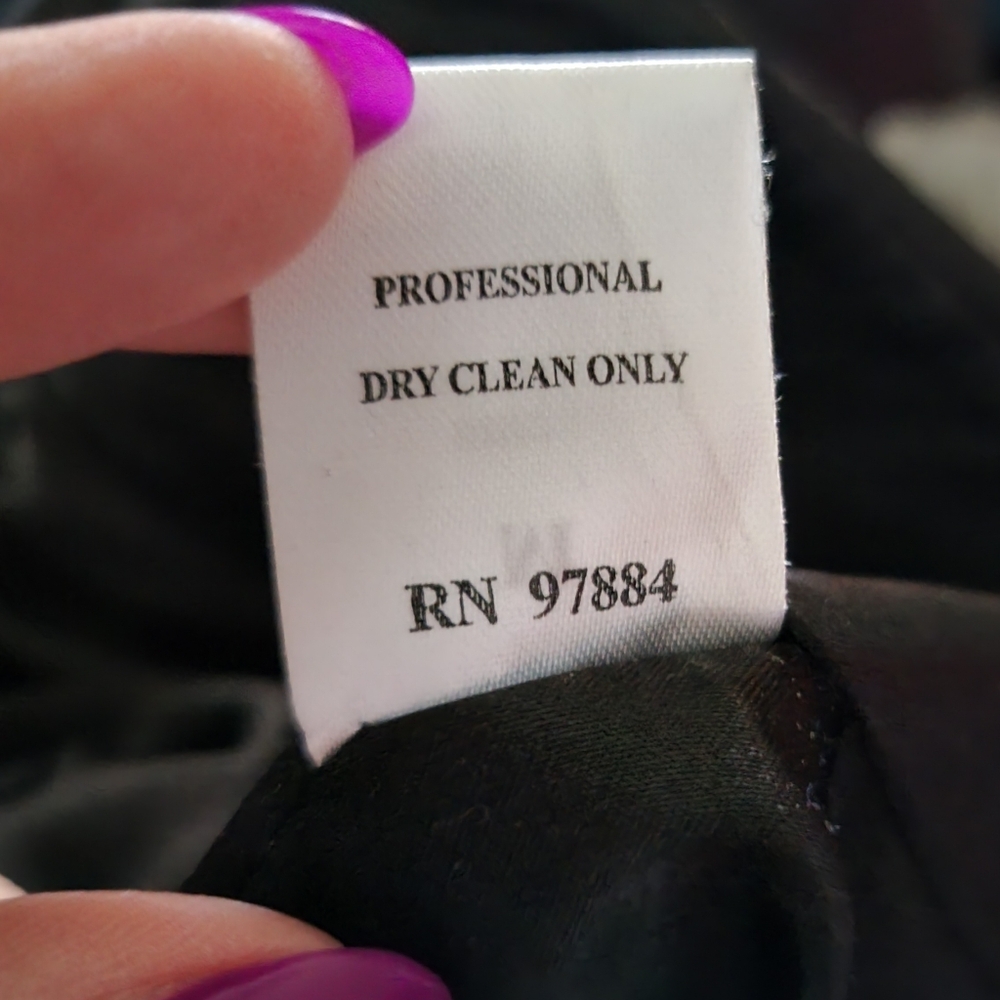 Tart Collections Black Lamb Leather Jacket Sz M‎ - Picture 8 of 9